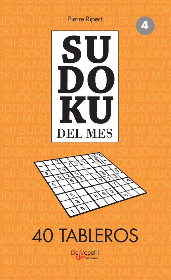Sudoku del mes 4 - 40 tableros:40 tableros para soluciniar