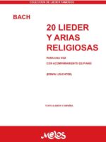 BA8922 - 20 lieder y arias religiosas:Para una voz con acompañamiento de piano