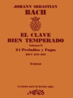 BA13394 - El clave bien temperado - Volúmen 2