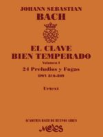 BA13379 - El clave bien temperado - Volúmen 1