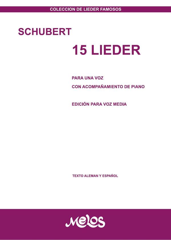 BA8714 - 15 Lieder - Schubert