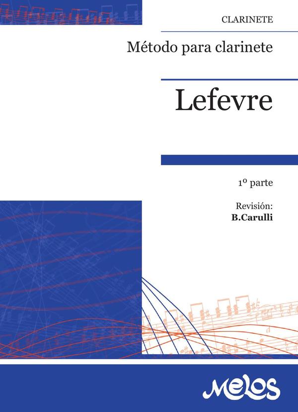 BA130 – Método para clarinete:1º Parte – Lefevre