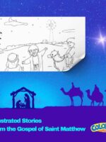 Illustrated Stories from the Gospel of Saint Matthew. Coloring Book.