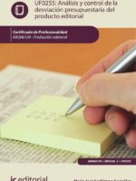 Análisis y control de la desviación presupuestaria del producto editorial. ARGN0109 - Producción editorial