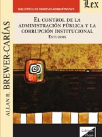 Control de la administración pública y la corrupción institucional:Estudios