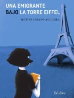 Una emigrante bajo la torre Eiffel