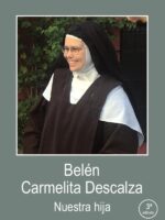 Belén carmelita descalza nuestra hija