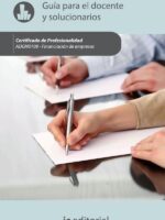 Financiación de empresas. ADGN0108 - Guía para el docente y solucionarios