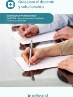 Atención sanitaria a múltiples víctimas y catástrofes. SANT0108 Guía para el docente y solucionarios