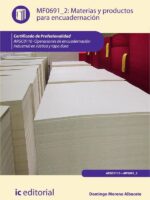 Materias y productos para encuadernación. ARGC0110 - Operaciones de encuadernación industrial en rústica y tapa dura