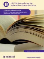 Encuadernación industrial en líneas de rústica. ARGC0110 - Operaciones de encuadernación industrial rústica y tapa dura