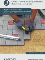 Ejecución de pavimentos de hormigón impreso. EOCB0209 - Operaciones auxiliares de acabados rígidos y urbanización