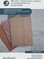 Tratamientos auxiliares en revestimientos con piezas rígidas. EOCB0209 - Operaciones auxiliares de acabados rígidos y urbanización