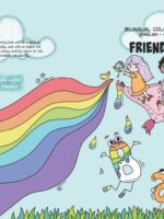 Friendship :Bilingual Coloring Book (English – French)
