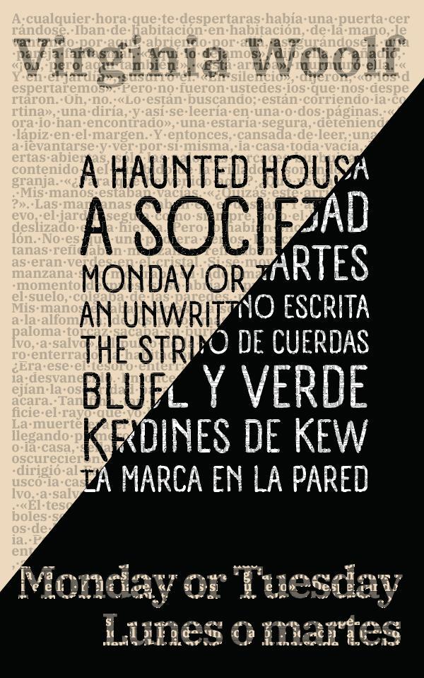 Lunes o martes – Monday or Tuesday: Texto paralelo bilingüe – Bilingual edition: Inglés – Español / English – Spanish