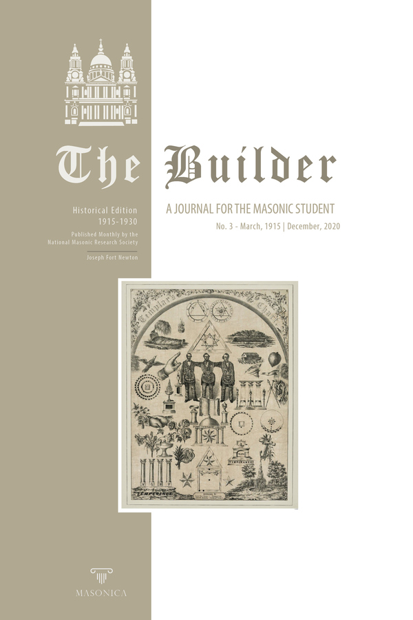 The Builder N.┬║ 3 (English):A Journal For The Masonic Student