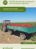 Recolección y transporte de los productos agrícolas. AGAU0208 - Gestión de la producción agrícola