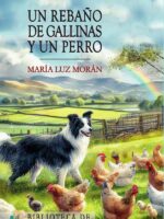 Un rebaño de gallinas y un perro