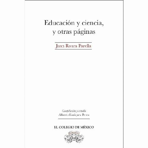Educación y ciencia, y otras páginas