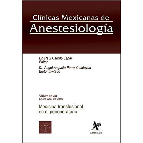 Medicina transfusional en el perioperatorio