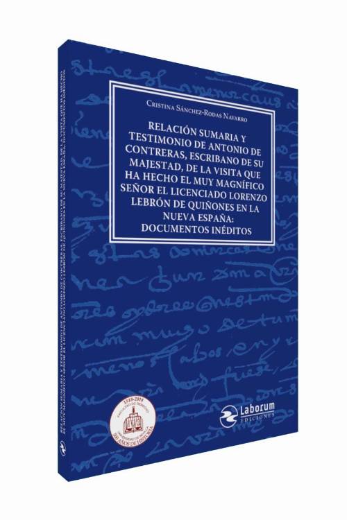 Relación Sumario y Testimonio de Antonio de Contreras