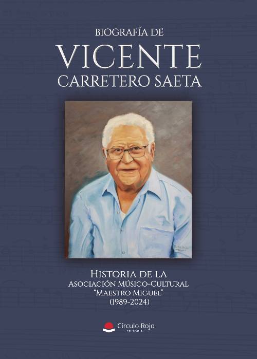 Biografía de Vicente Carretero Saeta. Historia de la Asociación Músico-Cultural Maestro Miguel (1989-2024)