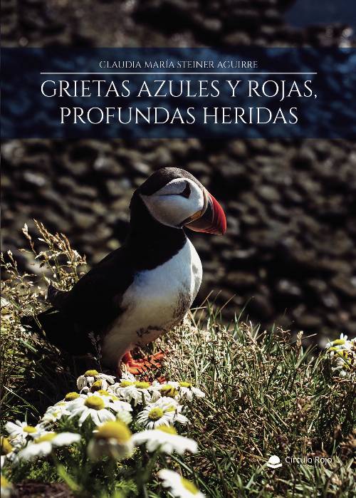 Grietas azules y rojas, profundas heridas