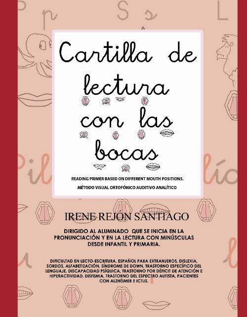 Cartilla de lectura con las bocas (minúsculas)