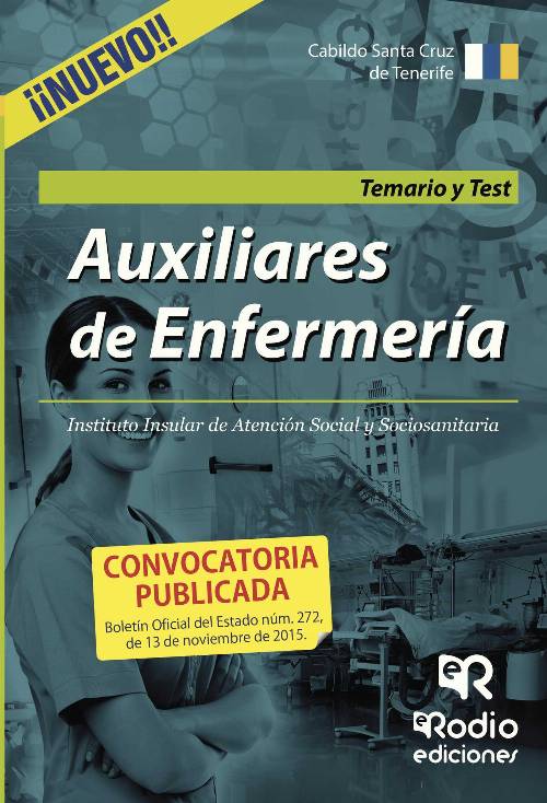 Auxiliares de Enfermería del IASS del Cabildo de Santa Cruz de Tenerife. Temario y Test