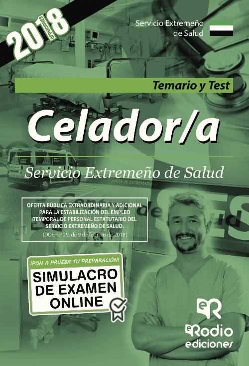 Celador/a Servicio Extremeño de Salud. Temario y Test