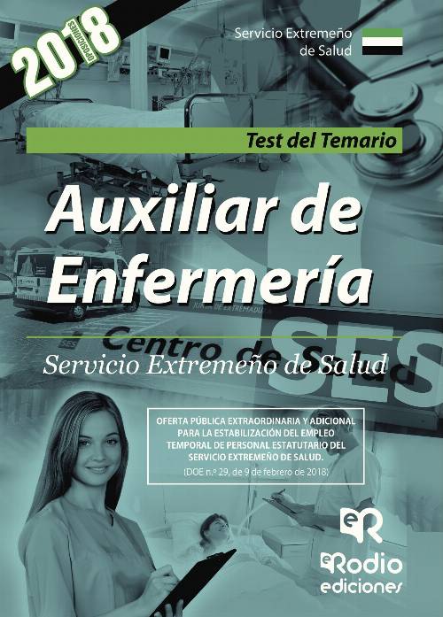Auxiliar de Enfermería. Servicio Extremeño de Salud. Test del Temario