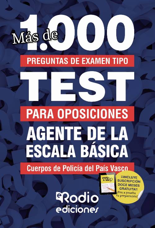 Agente de la Escala Básica de los Cuerpos de Policía del País Vasco