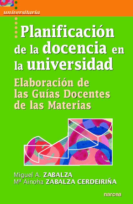 Planificación de la docencia en la universidad