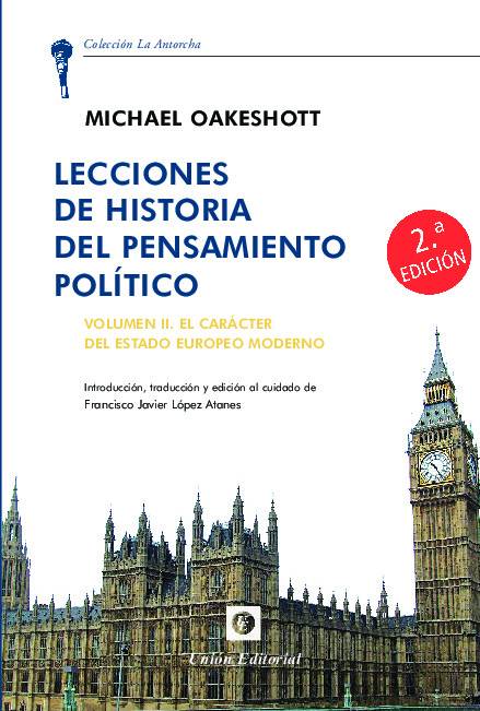 LECCIONES DE HISTORIA DEL PENSAMIENTO POLÍTICO. Vol II