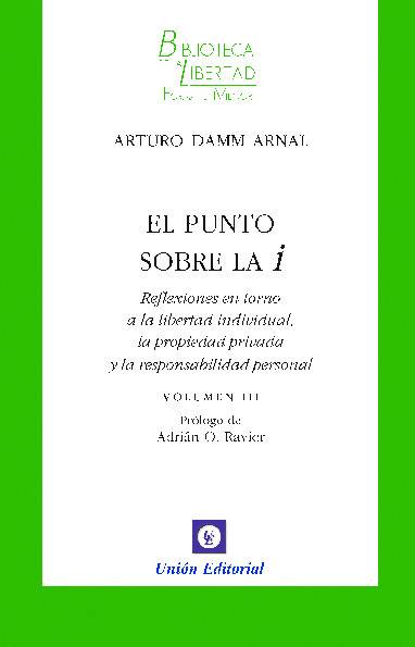 EL PUNTO SOBRE LA i Volumen III – VOl. 26
