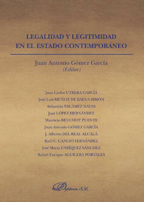 Legalidad y legitimidad en el estado contemporáneo