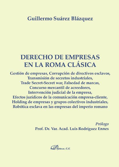 Derecho de empresas en la Roma clásica
