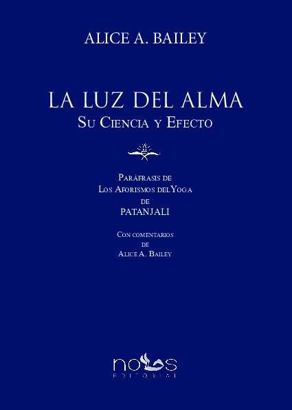 La luz del alma