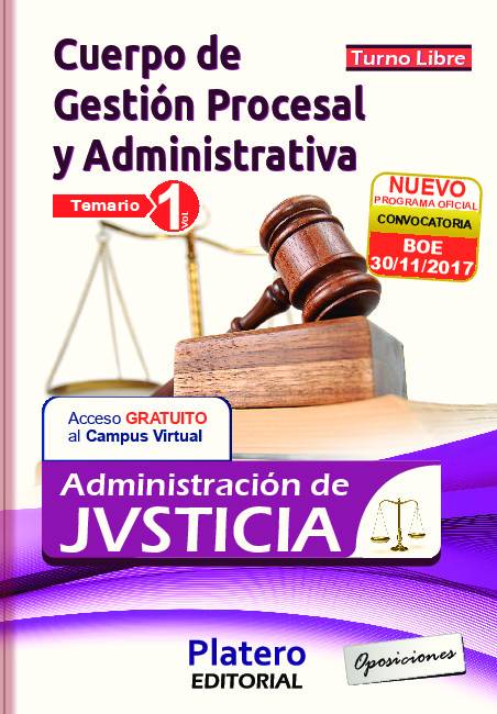 Gestión Procesal y Administrativa Temario volumen 1