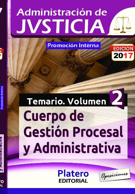 Gestión Procesal y Administrativa Promoción Interna Temario Volumen 2