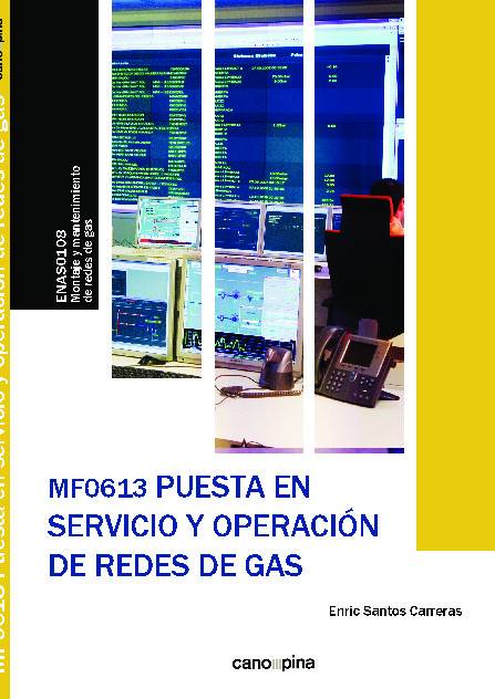 Puesta en servicio y operación de redes de gas