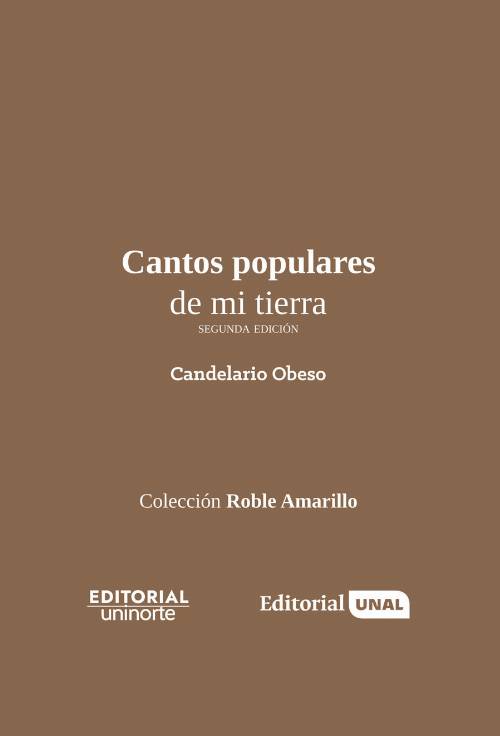 Cantos populares de mi tierra. Segunda edición