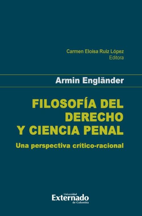 Filosofía del derecho y ciencia penal