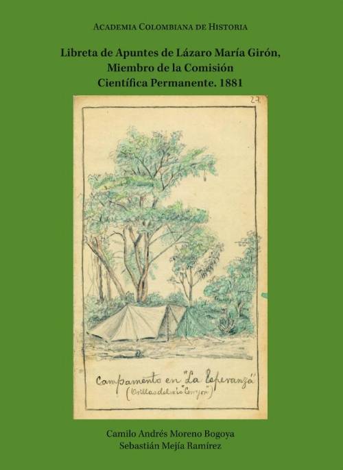 Libreta de Apuntes de Lázaro María Girón, Miembro de la Comisión Científica Permanente. 1881