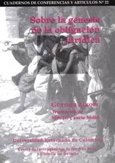 Sobre la génesis de la obligación jurídica