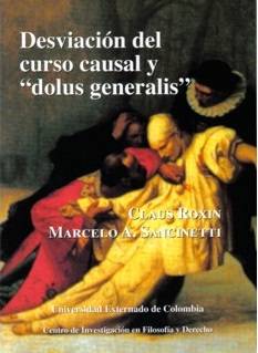 Desviación del curso causal y quot;dolus generalisquot;