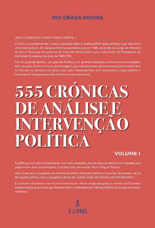 555 Crónicas de Análise e de IntervenUcirc;çUcirc;ão Política