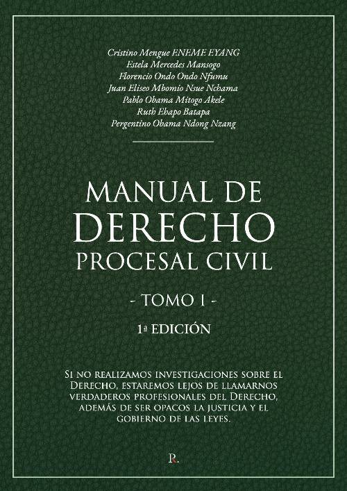 Manual de Derecho Procesal Civil .Tomo I