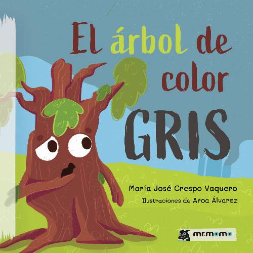 El árbol de color gris